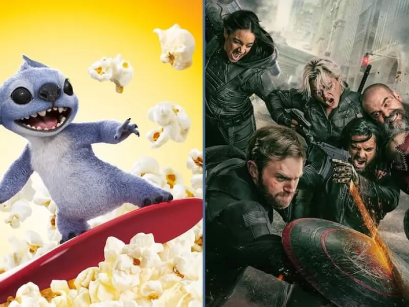 Lilo & Stitch, esperimento 626 distrugge il cartellone di Thunderbolts/New Avengers a LA!